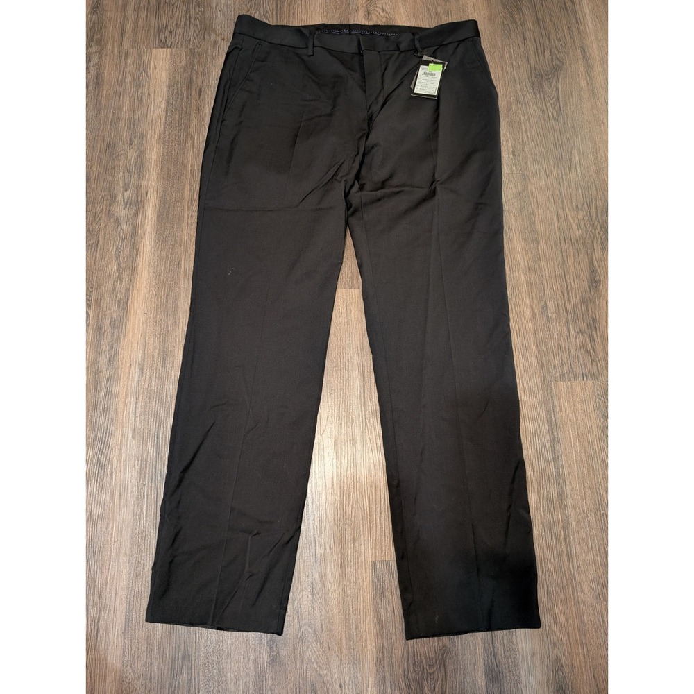 NWT Matinique Dress‎ Pants Slim Fit Black Wool Blend Trousers EUR56